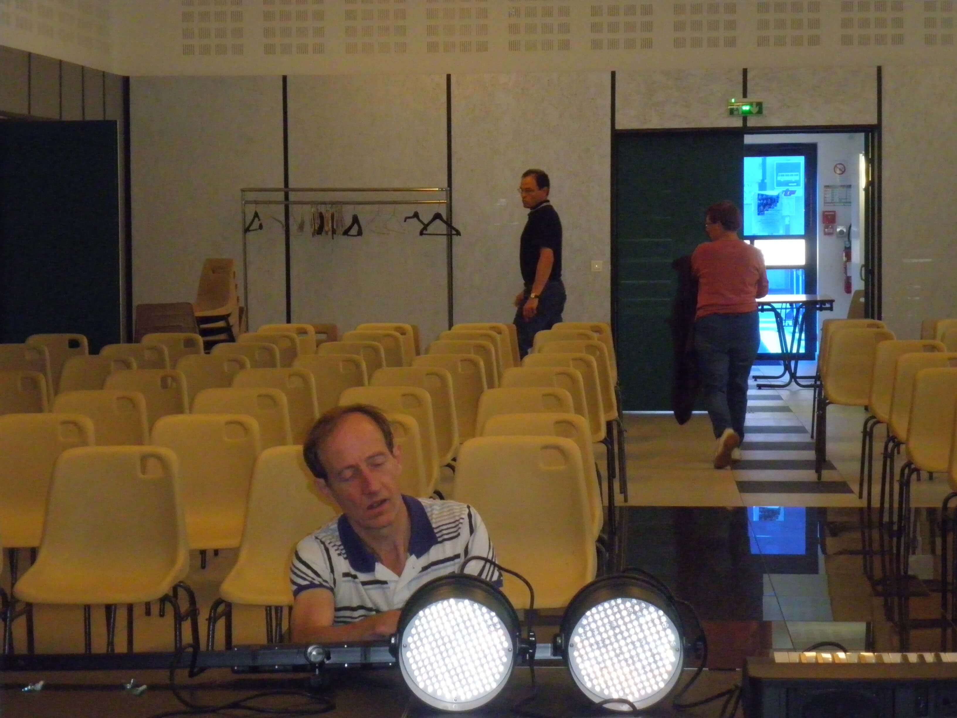 installation de la scene